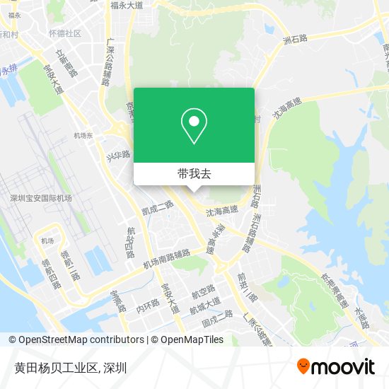 黄田杨贝工业区地图