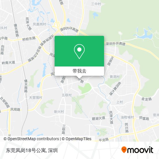 东莞凤岗18号公寓地图