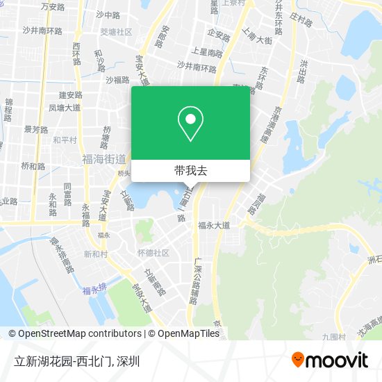 立新湖花园-西北门地图