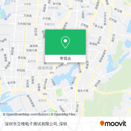 深圳市立维电子测试有限公司地图