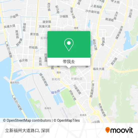 立新福州大道路口地图