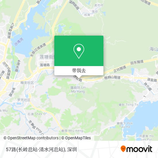 57路(长岭总站-清水河总站)地图