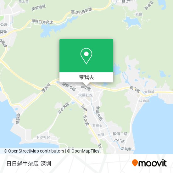 日日鲜牛杂店地图