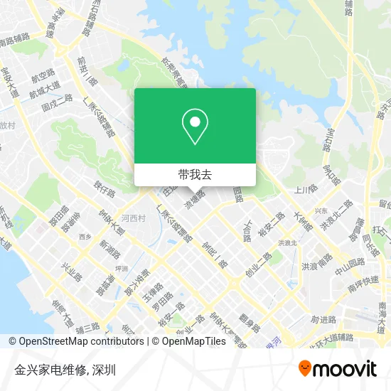 金兴家电维修地图