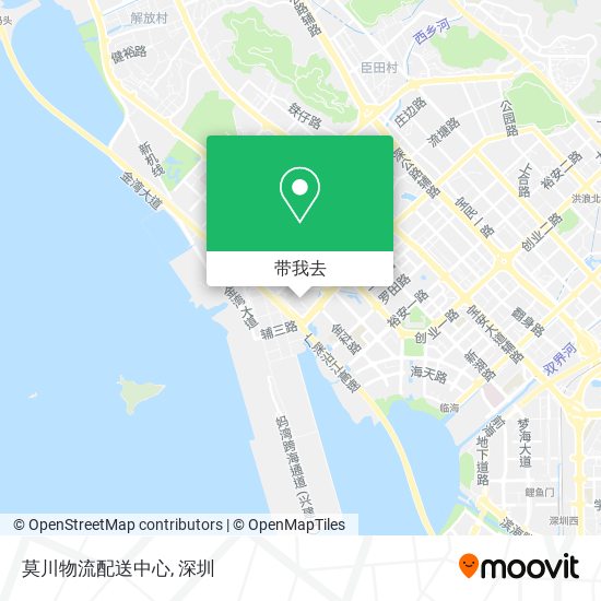 莫川物流配送中心地图