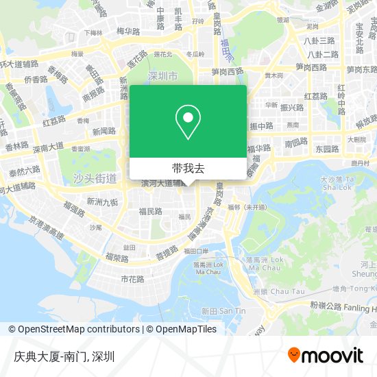 庆典大厦-南门地图