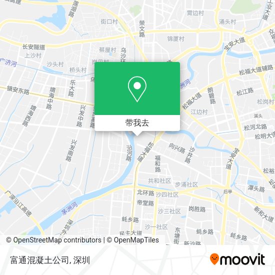 富通混凝土公司地图