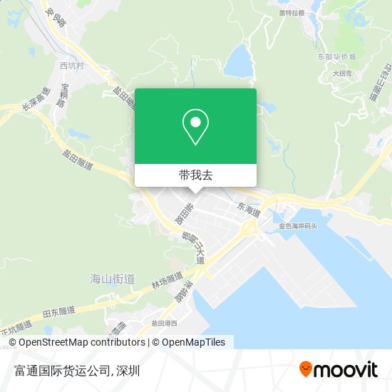 富通国际货运公司地图