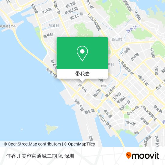 佳香儿美容富通城二期店地图