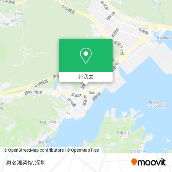 惠名湘菜馆地图