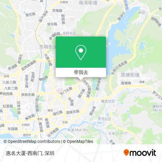 惠名大厦-西南门地图