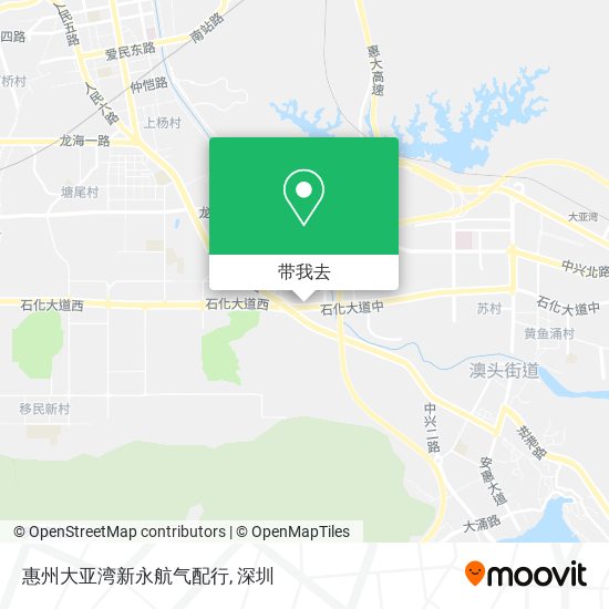 惠州大亚湾新永航气配行地图