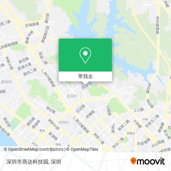 深圳市燕达科技园地图