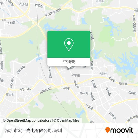 深圳市宏上光电有限公司地图