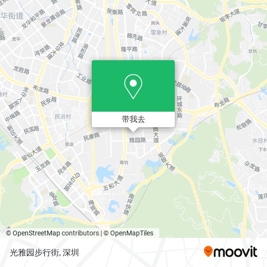 光雅园步行街地图