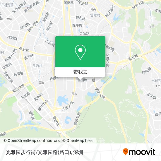 光雅园步行街/光雅园路(路口)地图