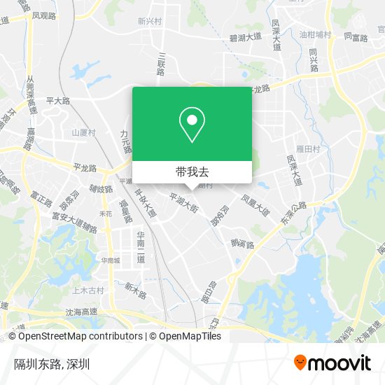 隔圳东路地图