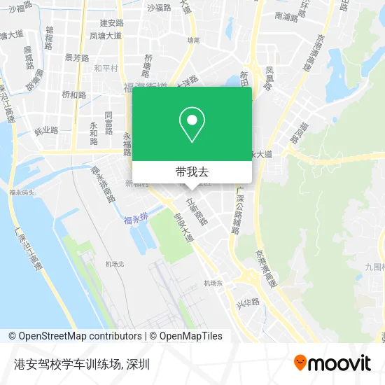 港安驾校学车训练场地图