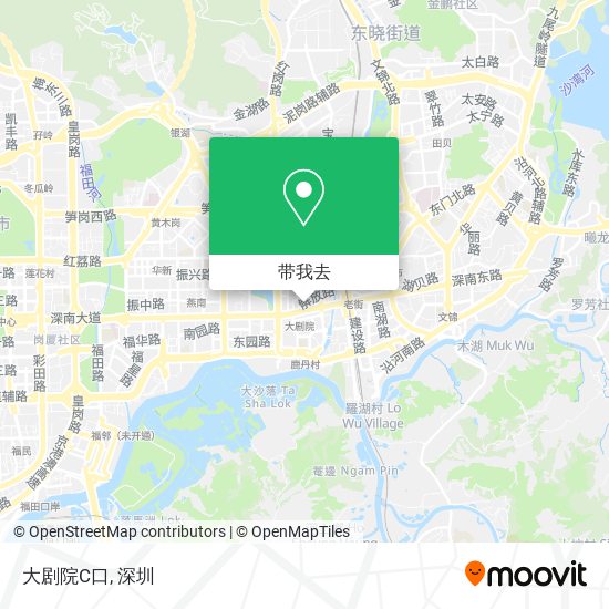 大剧院C口地图