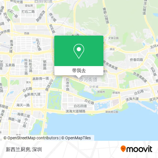 新西兰厨房地图