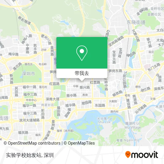 实验学校始发站地图