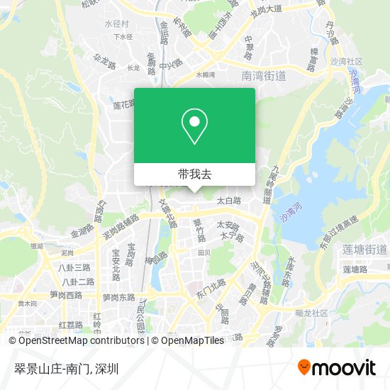 翠景山庄-南门地图