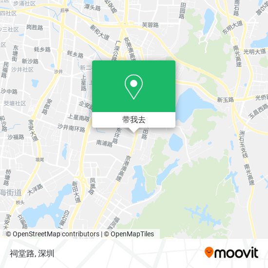祠堂路地图