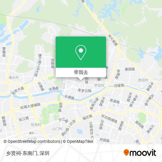 乡贤祠-东南门地图