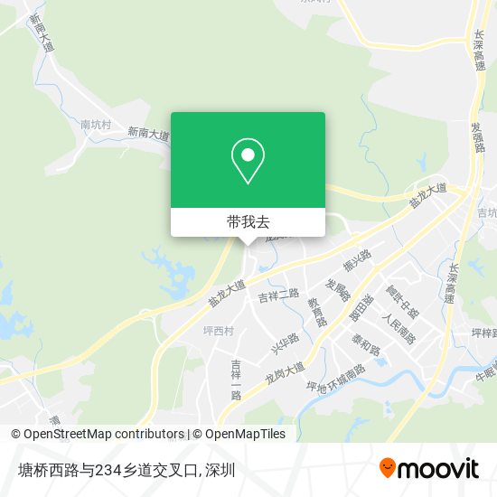 塘桥西路与234乡道交叉口地图