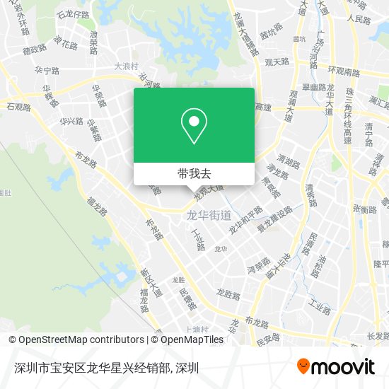 深圳市宝安区龙华星兴经销部地图