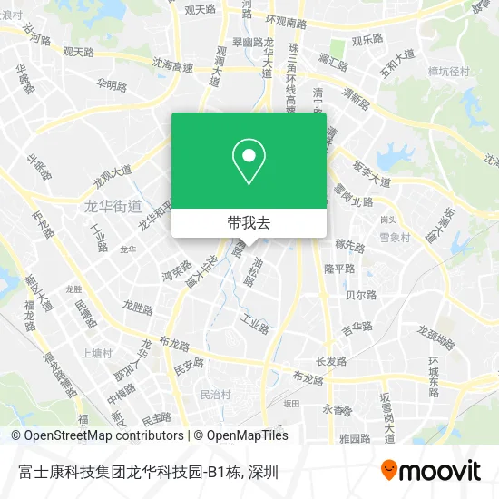 富士康科技集团龙华科技园-B1栋地图