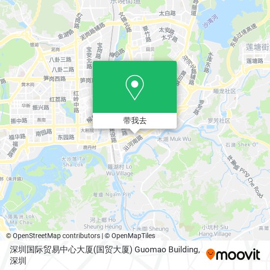 深圳国际贸易中心大厦(国贸大厦) Guomao Building地图