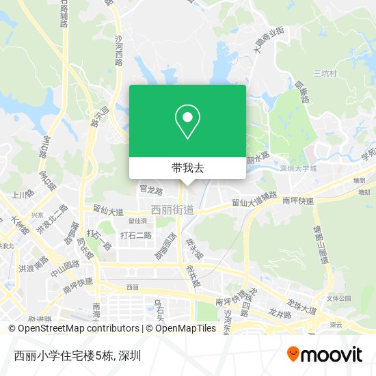 西丽小学住宅楼5栋地图
