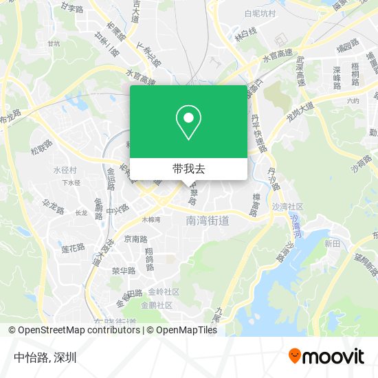 中怡路地图