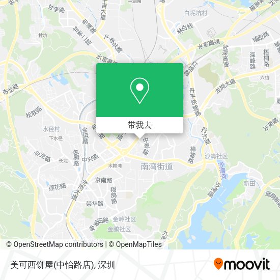 美可西饼屋(中怡路店)地图