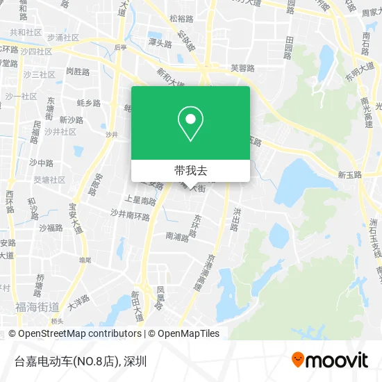 台嘉电动车(NO.8店)地图