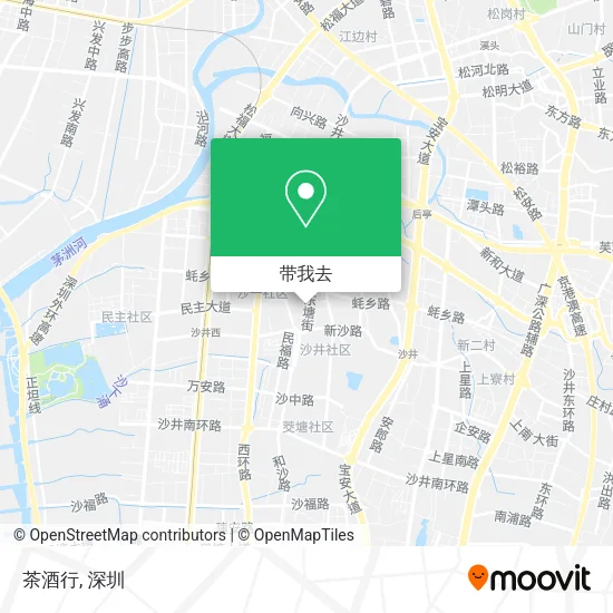 茶酒行地图