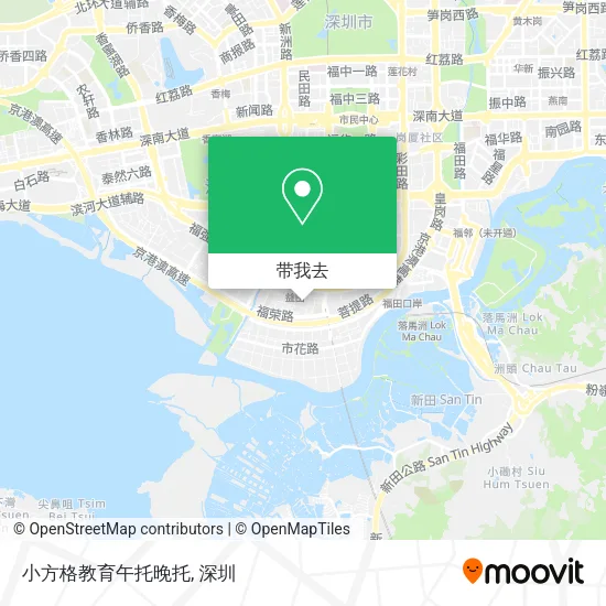 小方格教育午托晚托地图