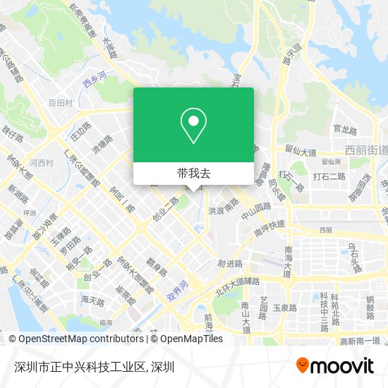 深圳市正中兴科技工业区地图