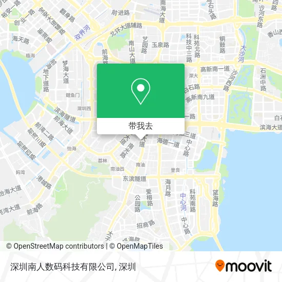 深圳南人数码科技有限公司地图