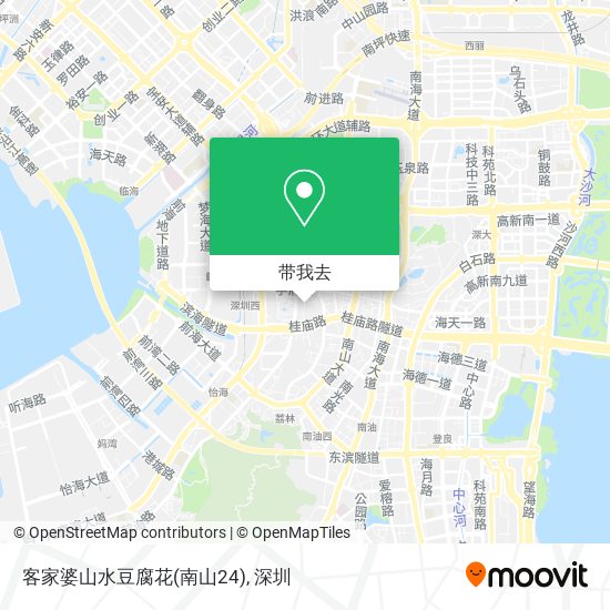 客家婆山水豆腐花(南山24)地图