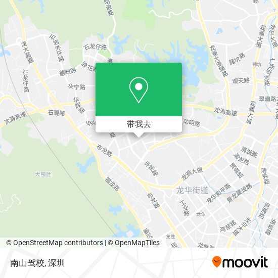 南山驾校地图