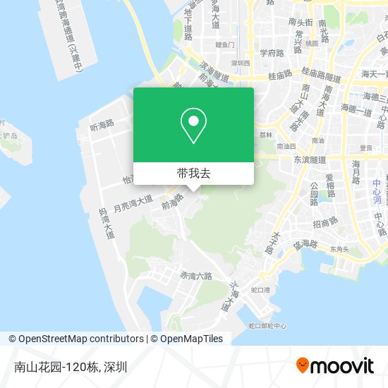 南山花园-120栋地图
