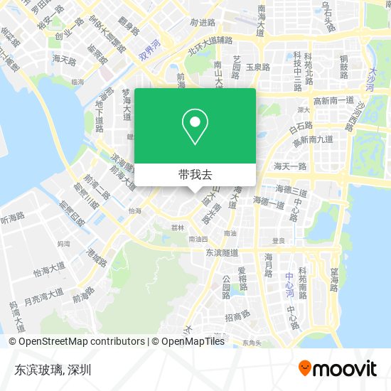 东滨玻璃地图