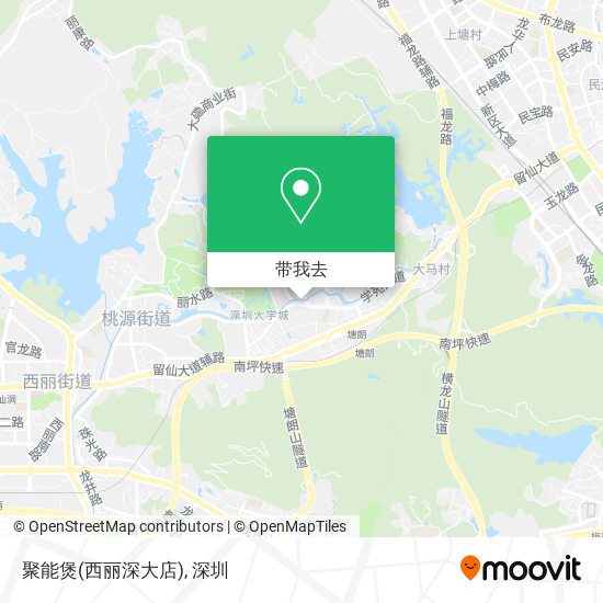 聚能煲(西丽深大店)地图