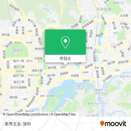 新秀五金地图