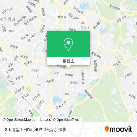 3rh造型工作室(和成世纪店)地图