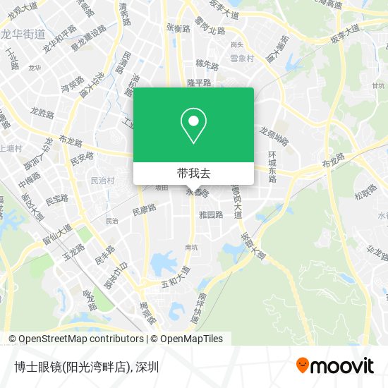 博士眼镜(阳光湾畔店)地图