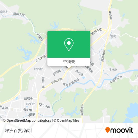 坪洲百货地图