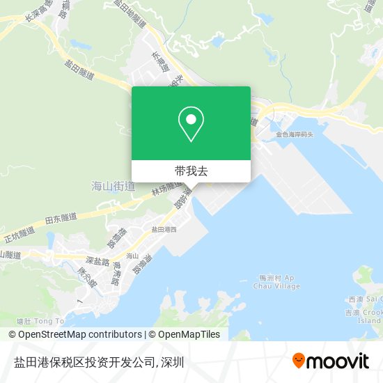 盐田港保税区投资开发公司地图